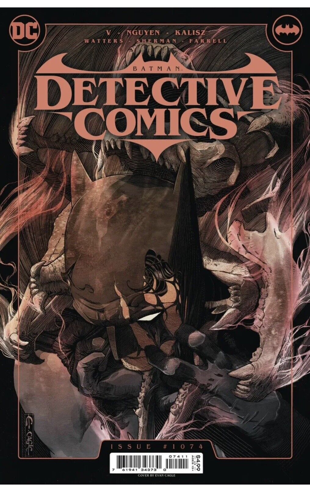 Batman In Detective Comics #1074 Cover A Evan Cagle (DC, 2023)