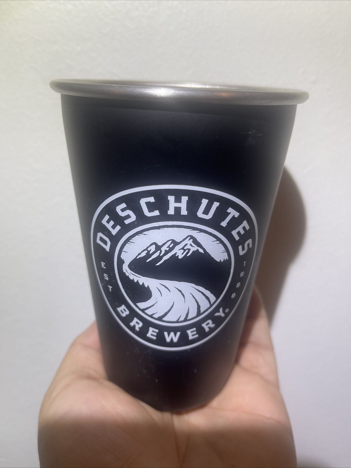 Hard To Find Deschutes Brewery Beer Stainless Metal Cup