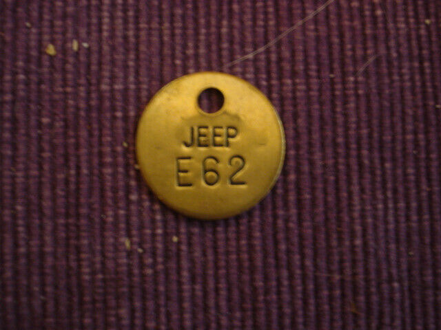 Vintage Jeep Corporation Brass Tool Check