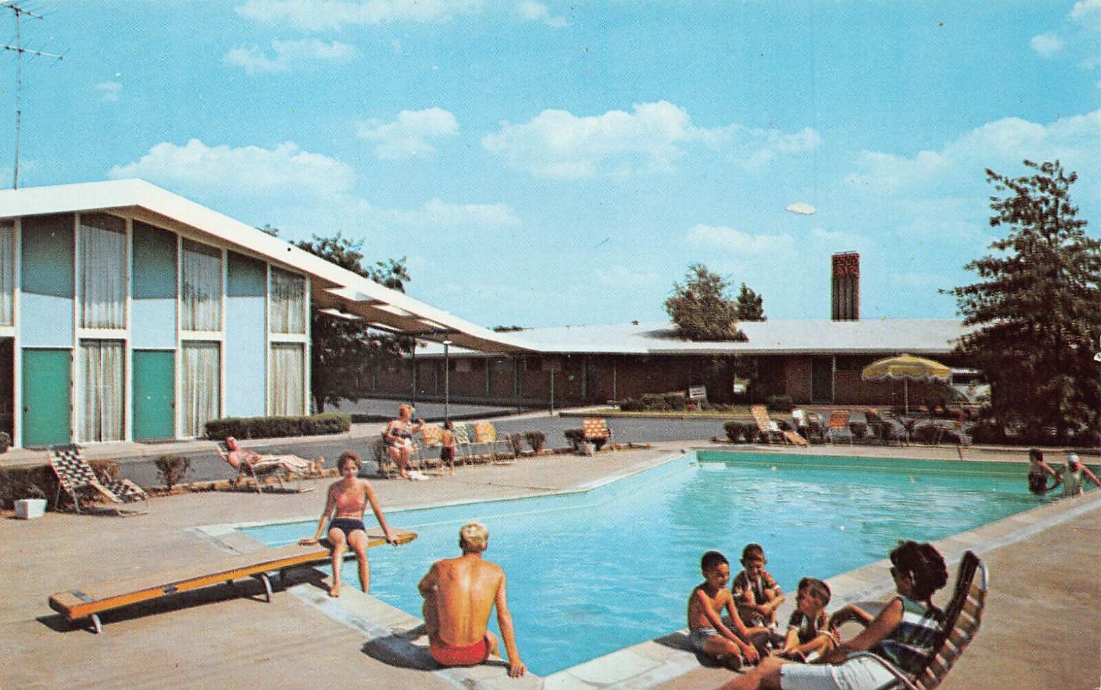 Willow Grove PA Pennsylvania Howard Johnson\'s Motor Lodge Motel Vtg Postcard B40