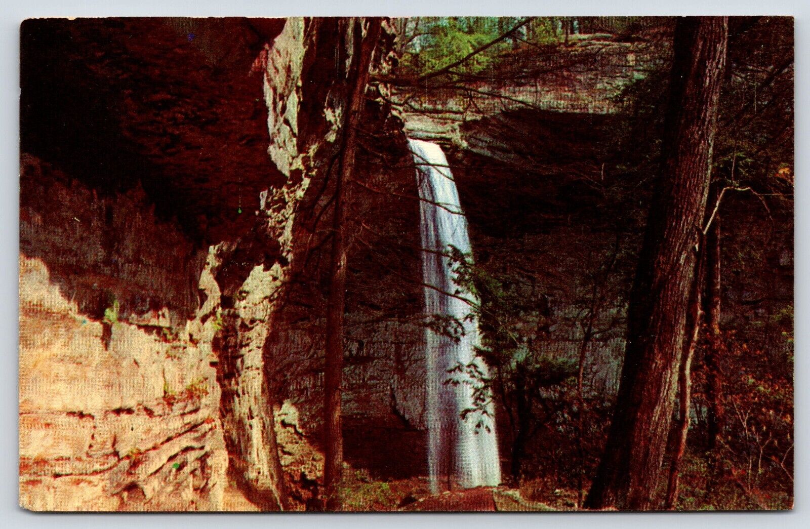 Tennessee Ozone Falls Vintage Postcard
