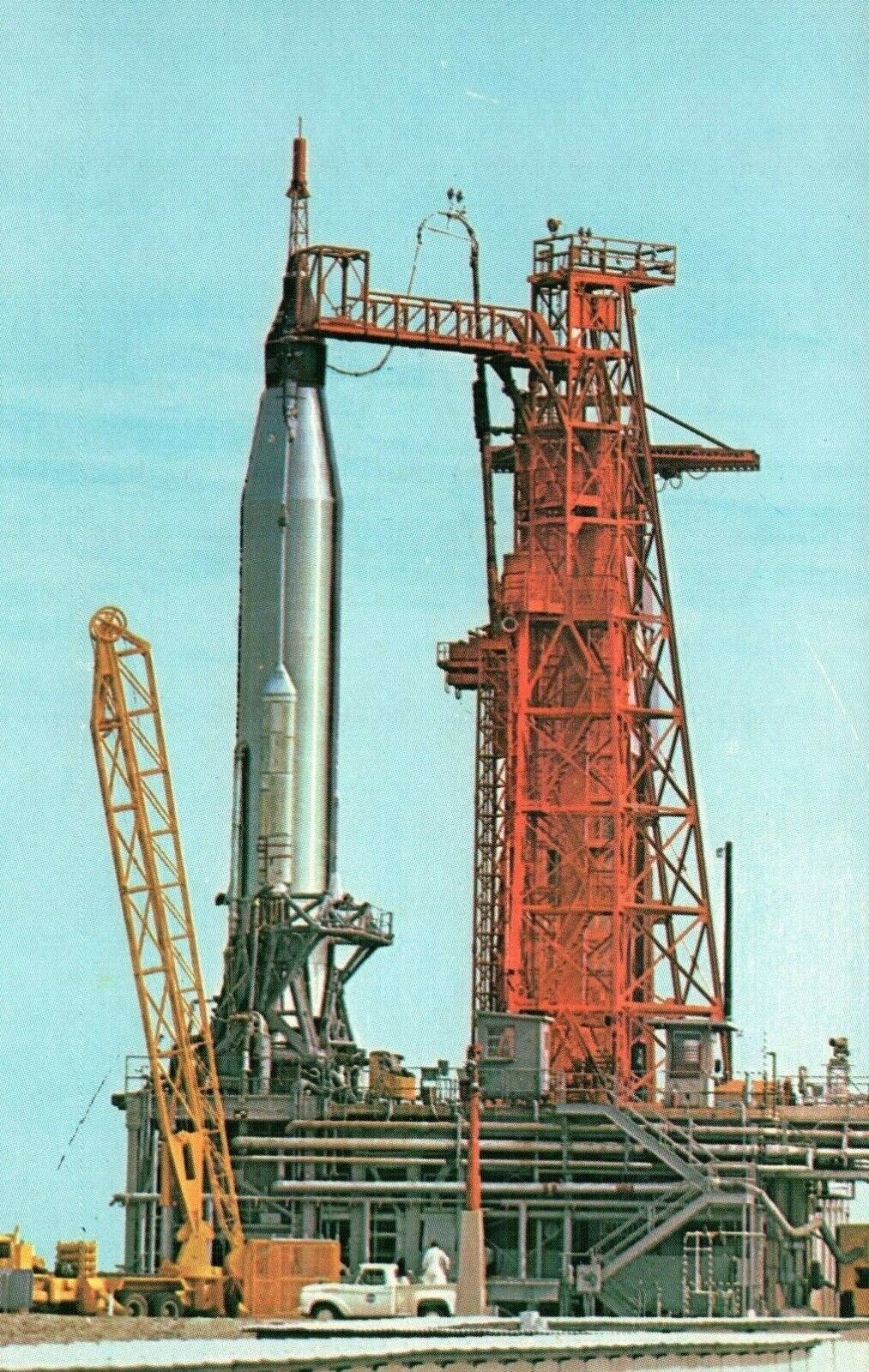 Merritt Island FL Kennedy Space Center Mercury Atlas Vehicle MA-6 Postcard