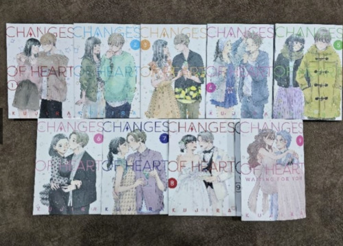 Changes Of Heart manga by Kujira vol 1-9 + Fast Shipping