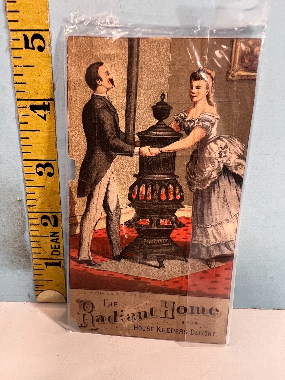 Antique The Radiant Home is Housekeepers Delight J.H. Bardill Mfg. PA Trade Card
