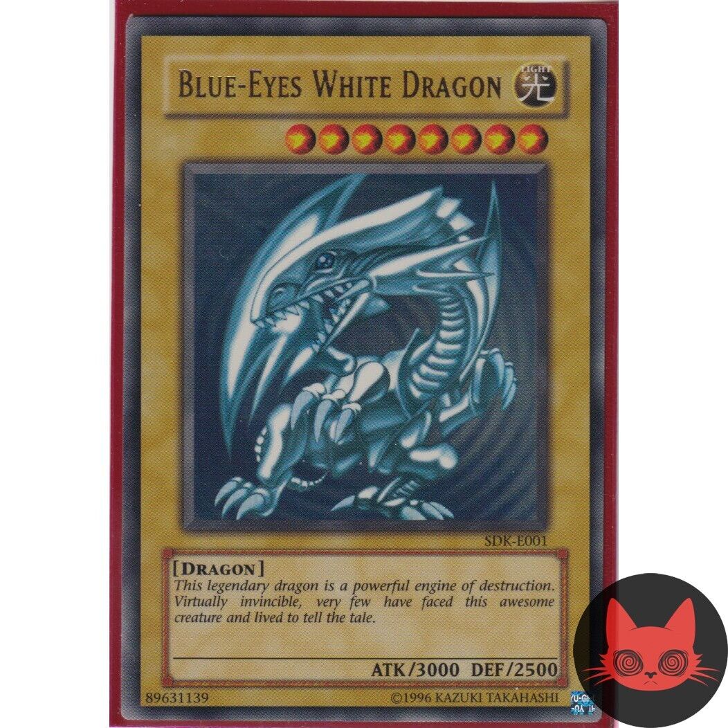 Yugioh Blue-Eyes White Dragon SDK-E001 (Ultra Rare)