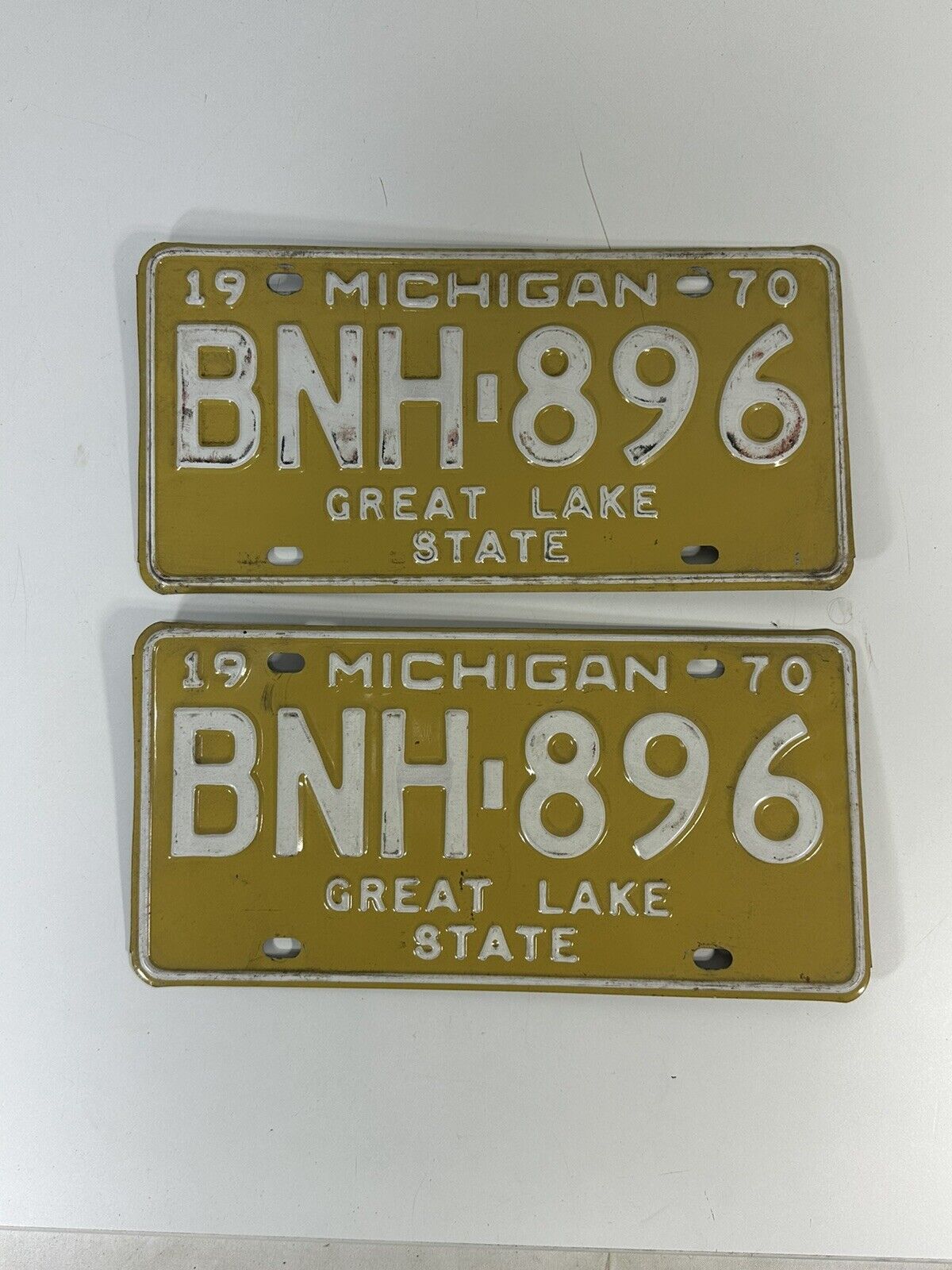 Vintage 1970 Michigan License Plate ~ \