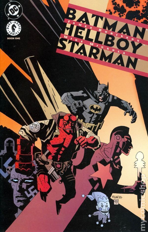 Batman Hellboy Starman #1 VG/FN 5.0 1999 Stock Image