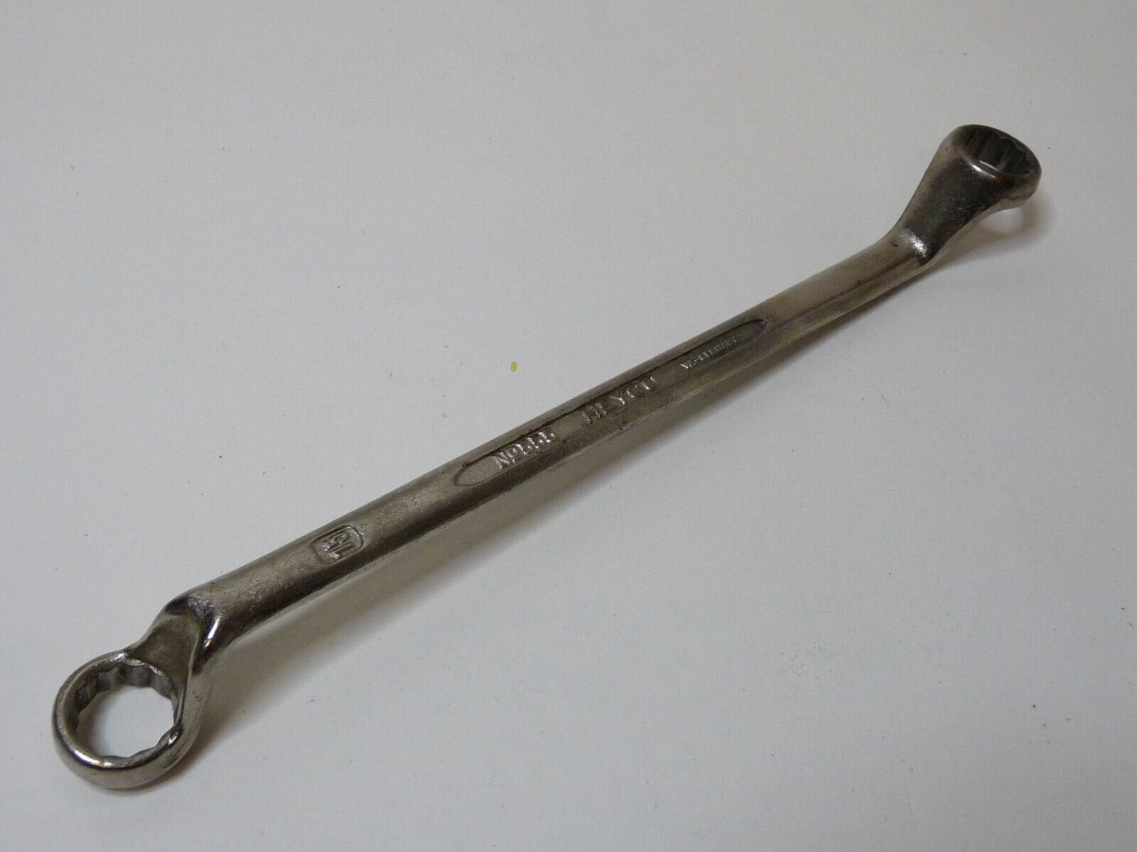 Vintage Heyco Ring Spanner No-555. 14mm x 15mm. made in W. Germany. Good & Clean