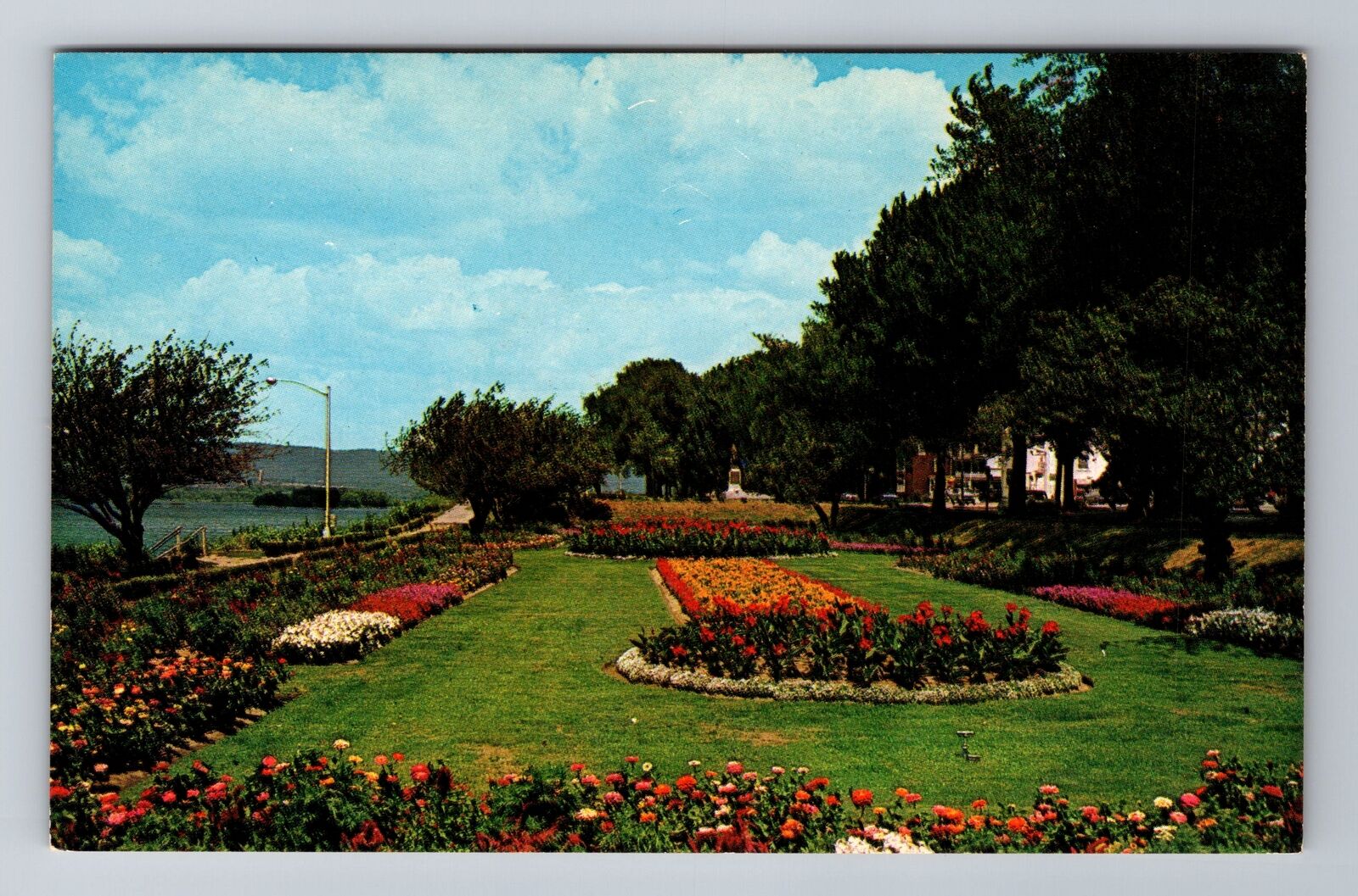 Harrisburg PA-Pennsylvania, Sunken Gardens, Antique, Vintage Souvenir Postcard