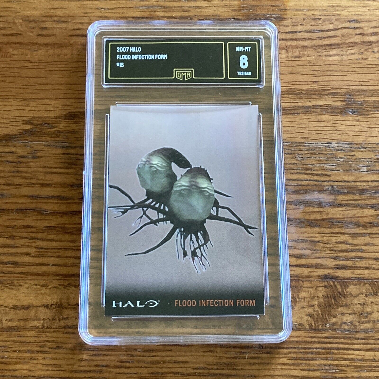 2007 Topps Halo Flood Infection Form #15 Graded Grading GMA 8 Video Game Card