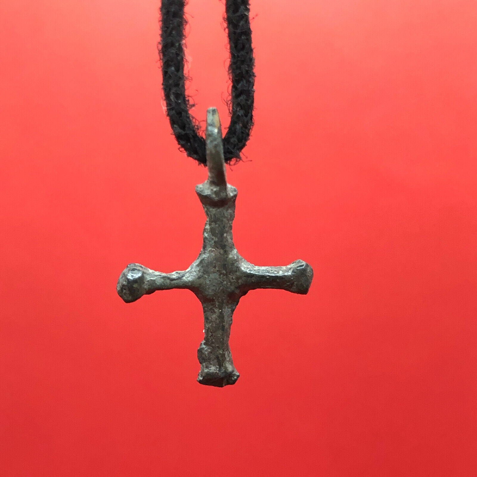 Ancient bronze cross Viking 10-12th century Kievan Rus Original Artifact