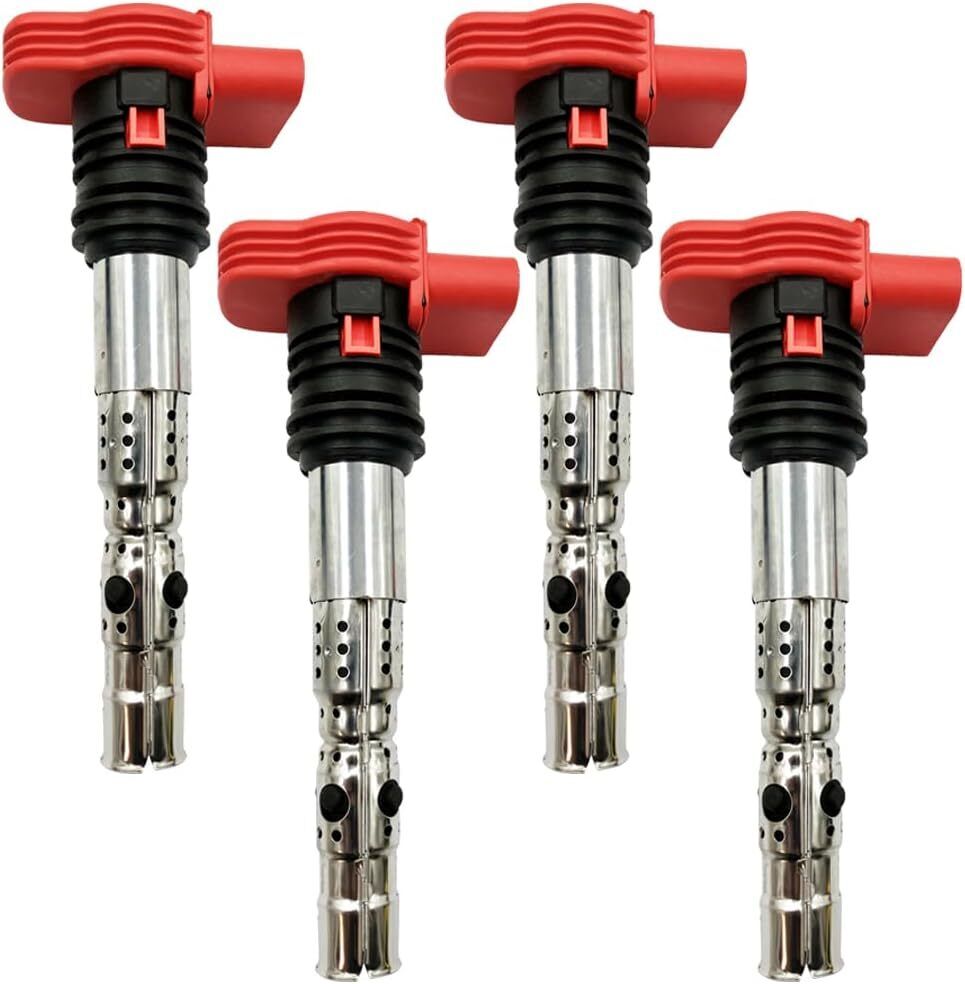 Red Top Ignition Coil Packs UF483 UF411 06C905115A 06A905115 Set of