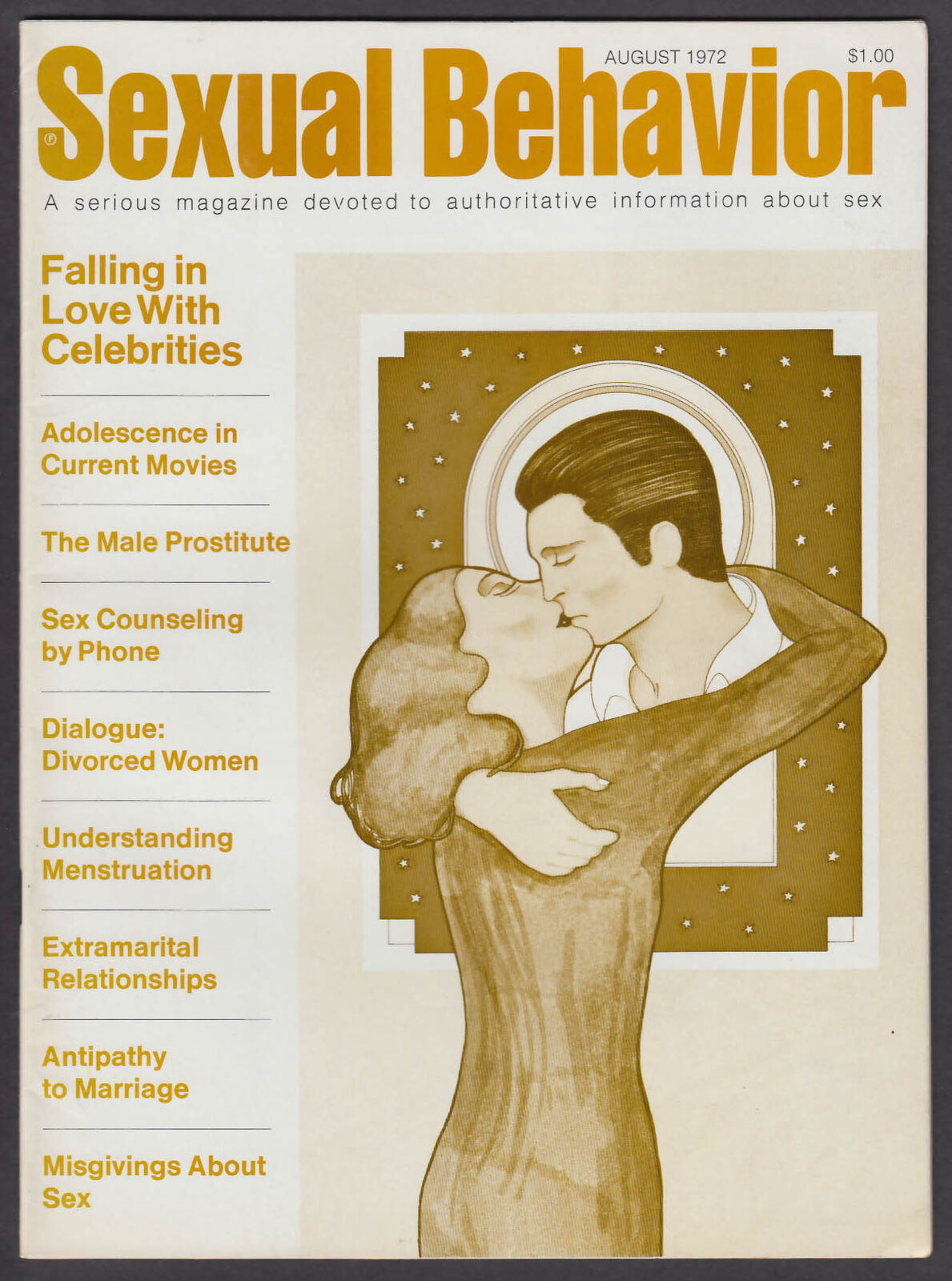 SEXUAL BEHAVIOR Adolescence in Movies; Male Prostitute; Divorced Women + 8 1972