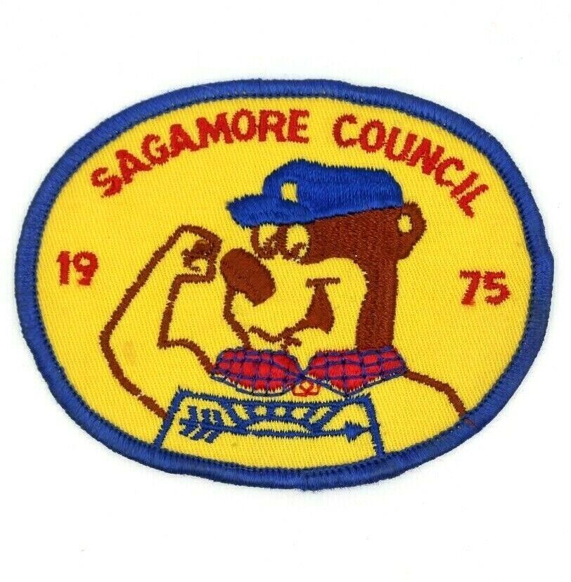 1975 Sagamore Council Yogi Bear Patch Indiana Boy Scouts BSA