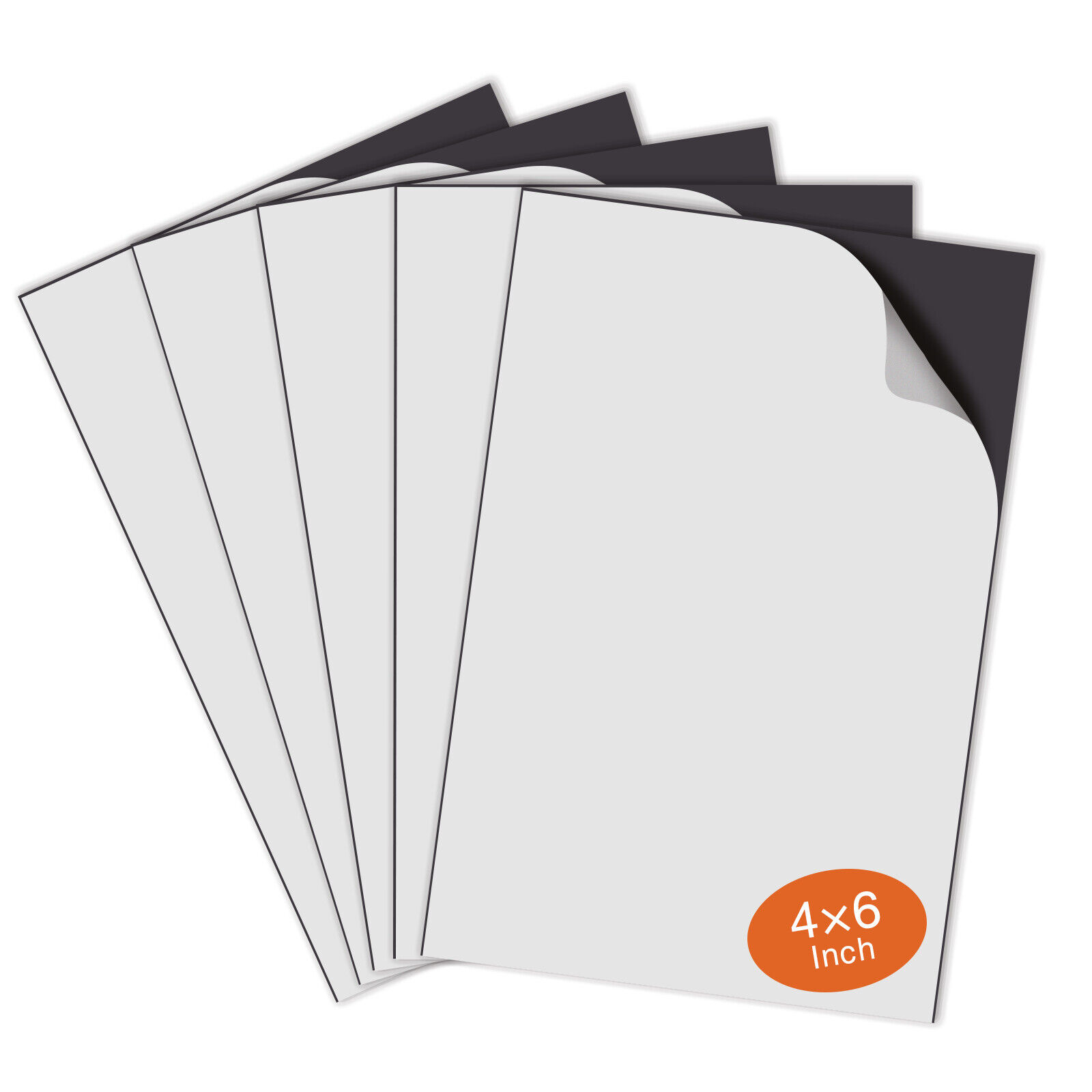 Lot 12-75 Strong Self Adhesive Magnetic Sheets 8.5x11 8X10 4X6 12 Mil - 20 Mil