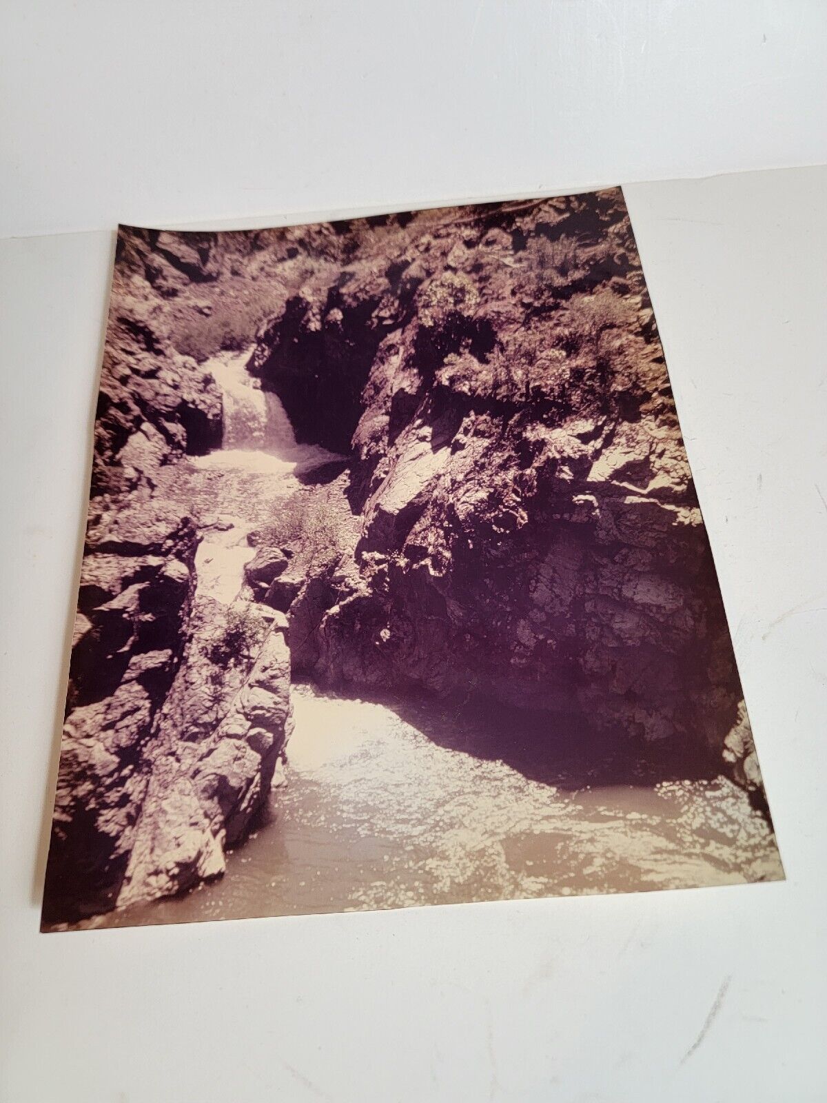 Vintage 1970s Photograph Photo Picture Color VTG Oregon Rogue River Falls
