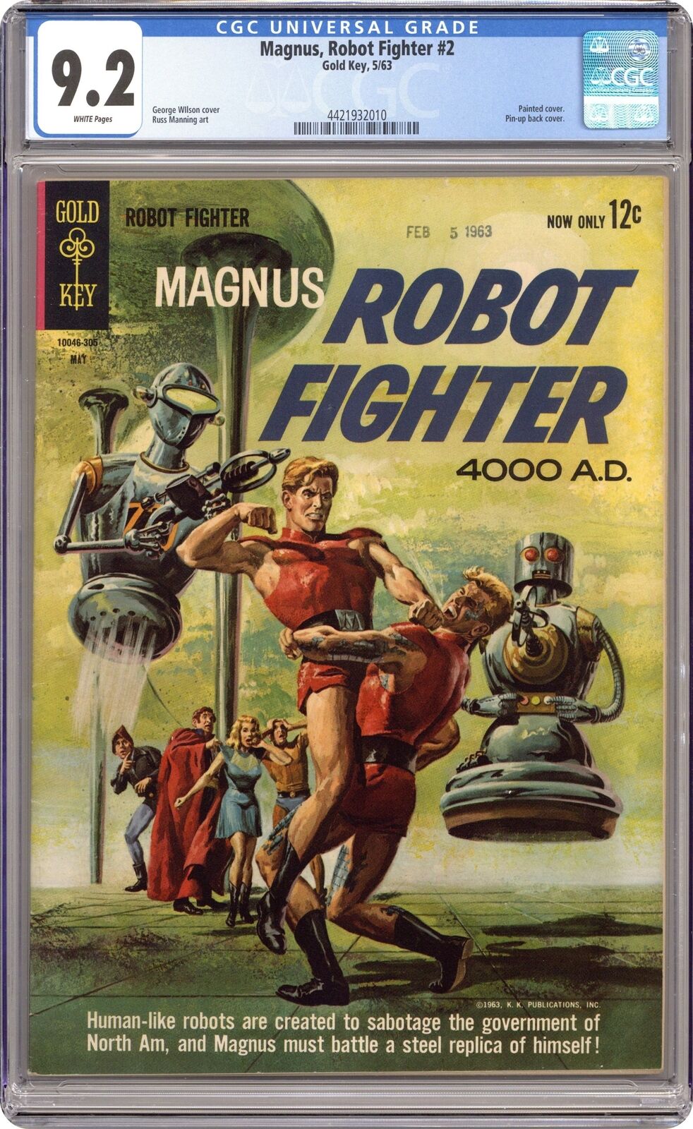 Magnus Robot Fighter #2 CGC 9.2 1963 4421932010