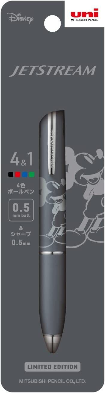 Mitsubishi Pencil Jetstream x Disney Multifunction Pen 4 Color & 1 Pencil 0.5mm