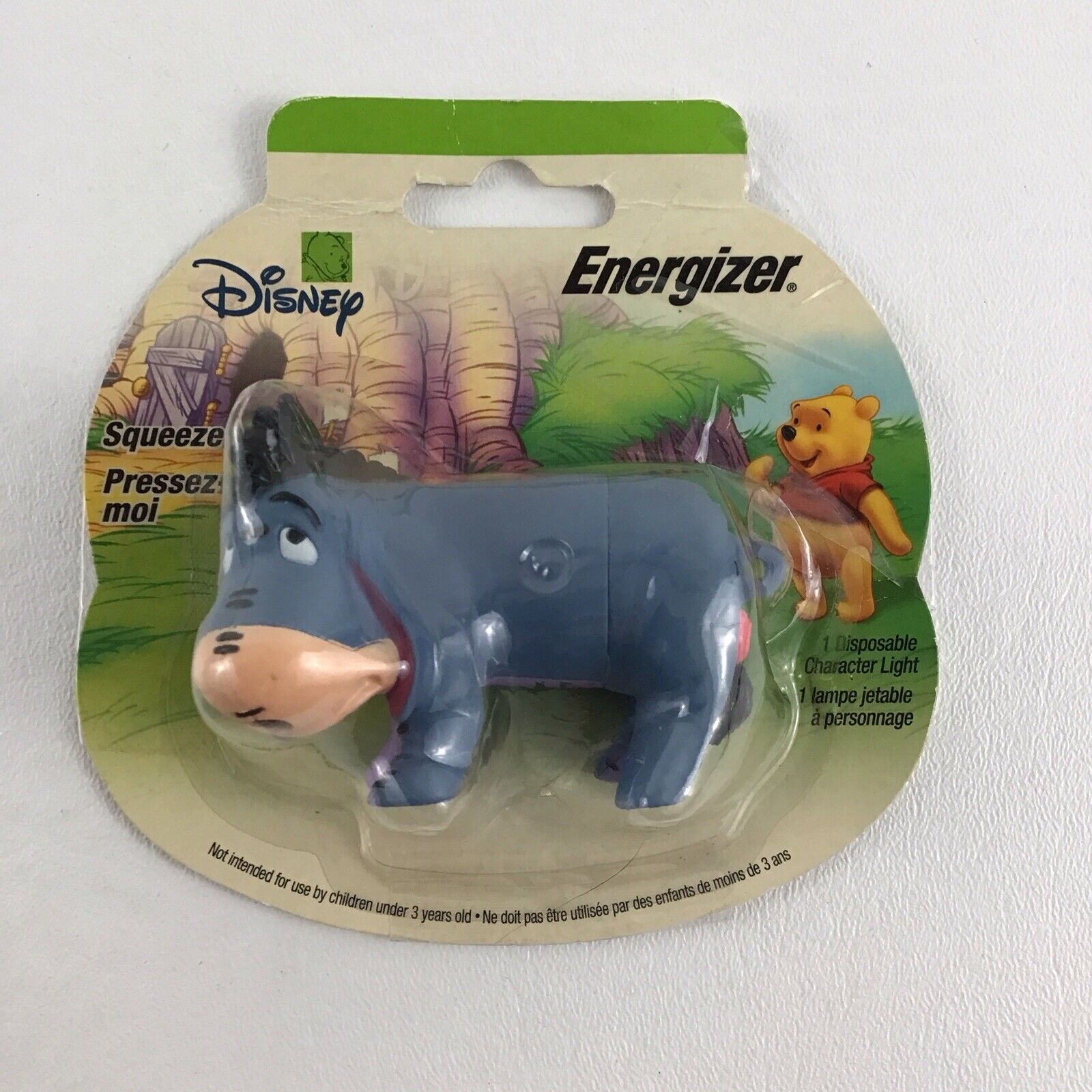 Disney Winnie The Pooh Energizer Eeyore Disposable Character Light Vintage Toy