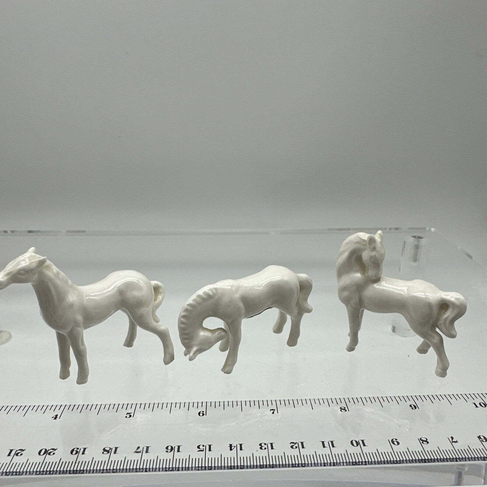 Vintage Shiken Bone China Horses- Made In Japan - Beautiful- E-23