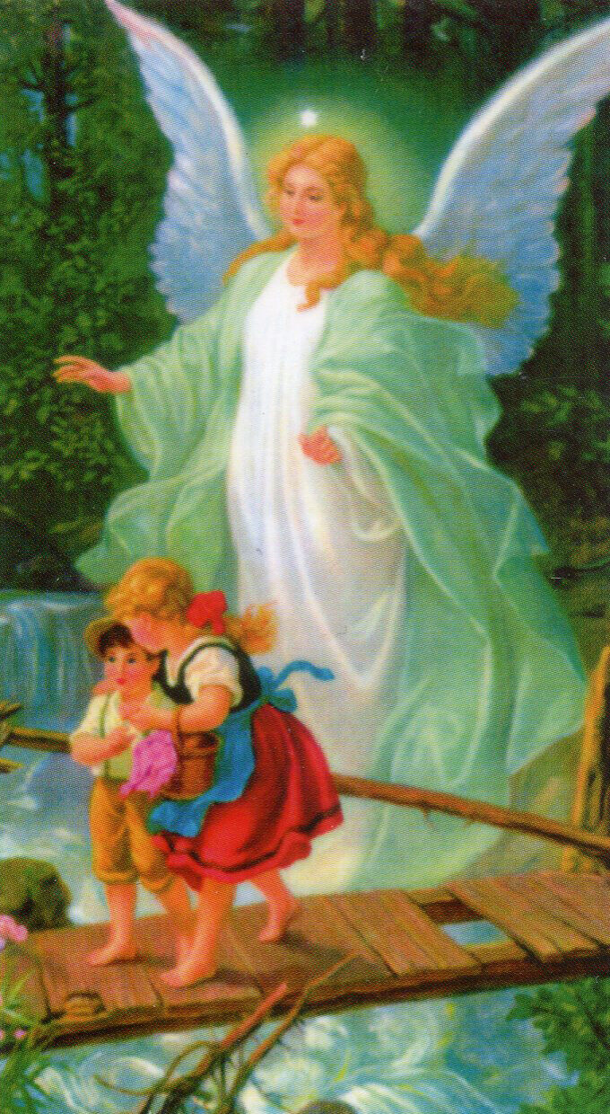 Oracion al Angel de la Guarda N - Laminated Holy Cards 25 CARDS