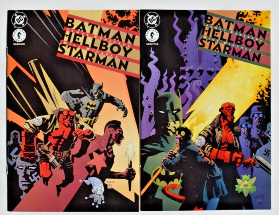 BATMAN HELLBOY STARMAN (1999) 2 ISSUE COMPLETE SET #1&2 DC DARK HORSE COMICS