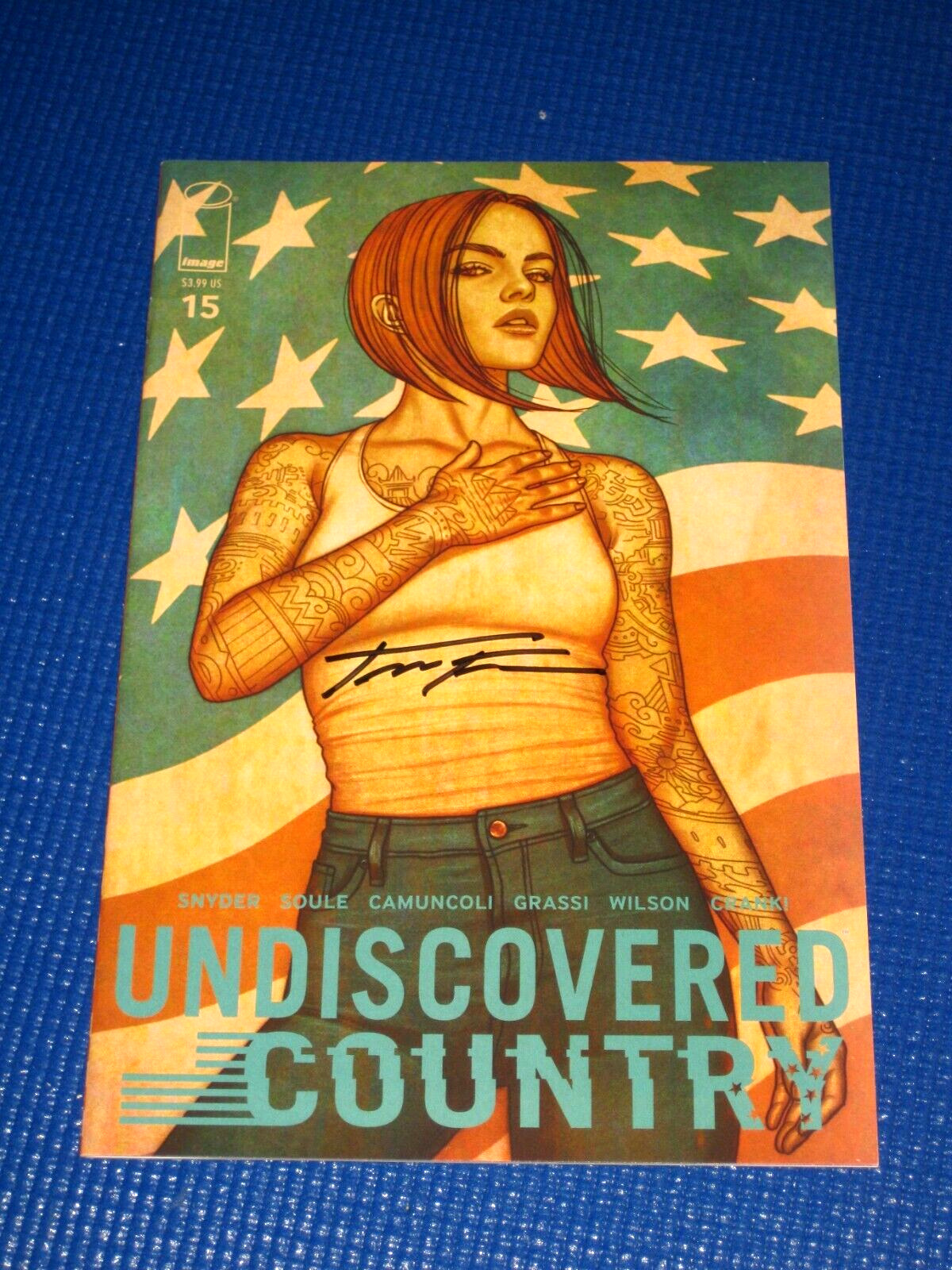 Undiscovered Country #15 NM+ 9.6+ JENNY FRISON SIGNED VARIANT IMAGE COMICS 2021