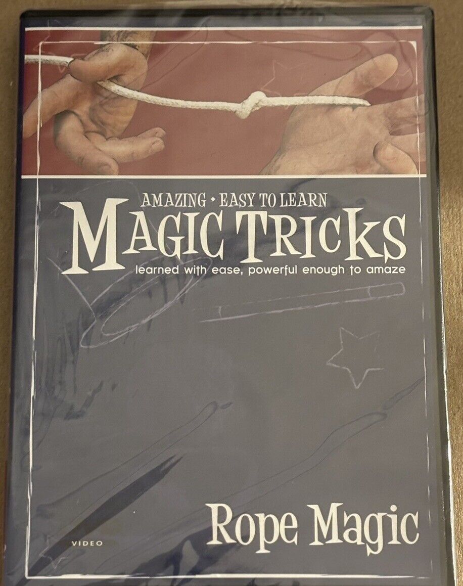 Amazing Easy To Learn Magic Tricks: ROPE MAGIC Instructional DVD (BRAND NEW)