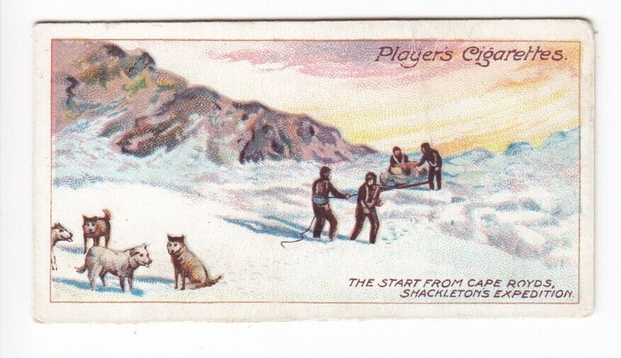 Polar Exploration: 1915 Ernest Shackleton Expedition Card Cape Royds, Ross Isl.