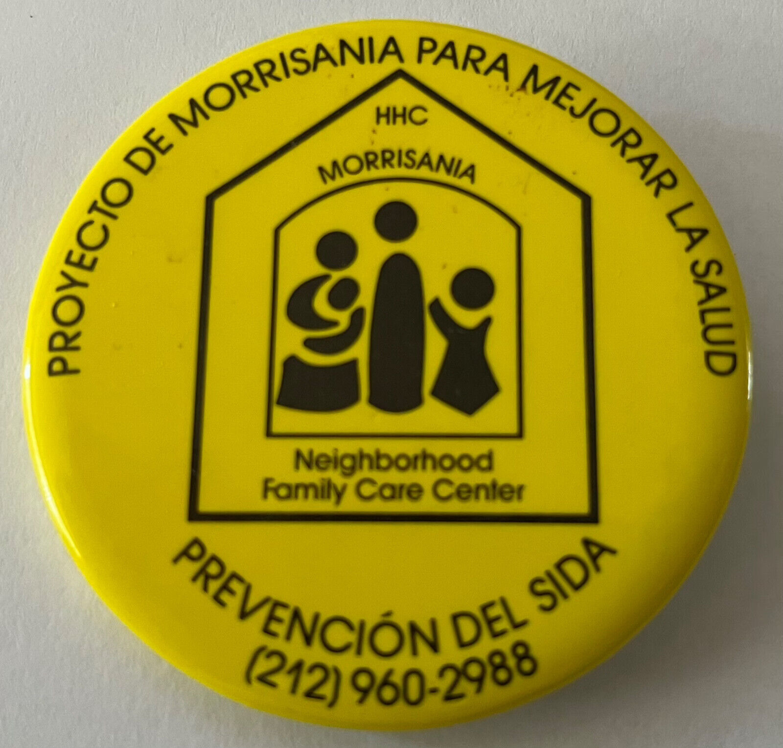AIDS Prevention button healthcare Spanish HIV gay lesbian homosexual cause LGBTQ
