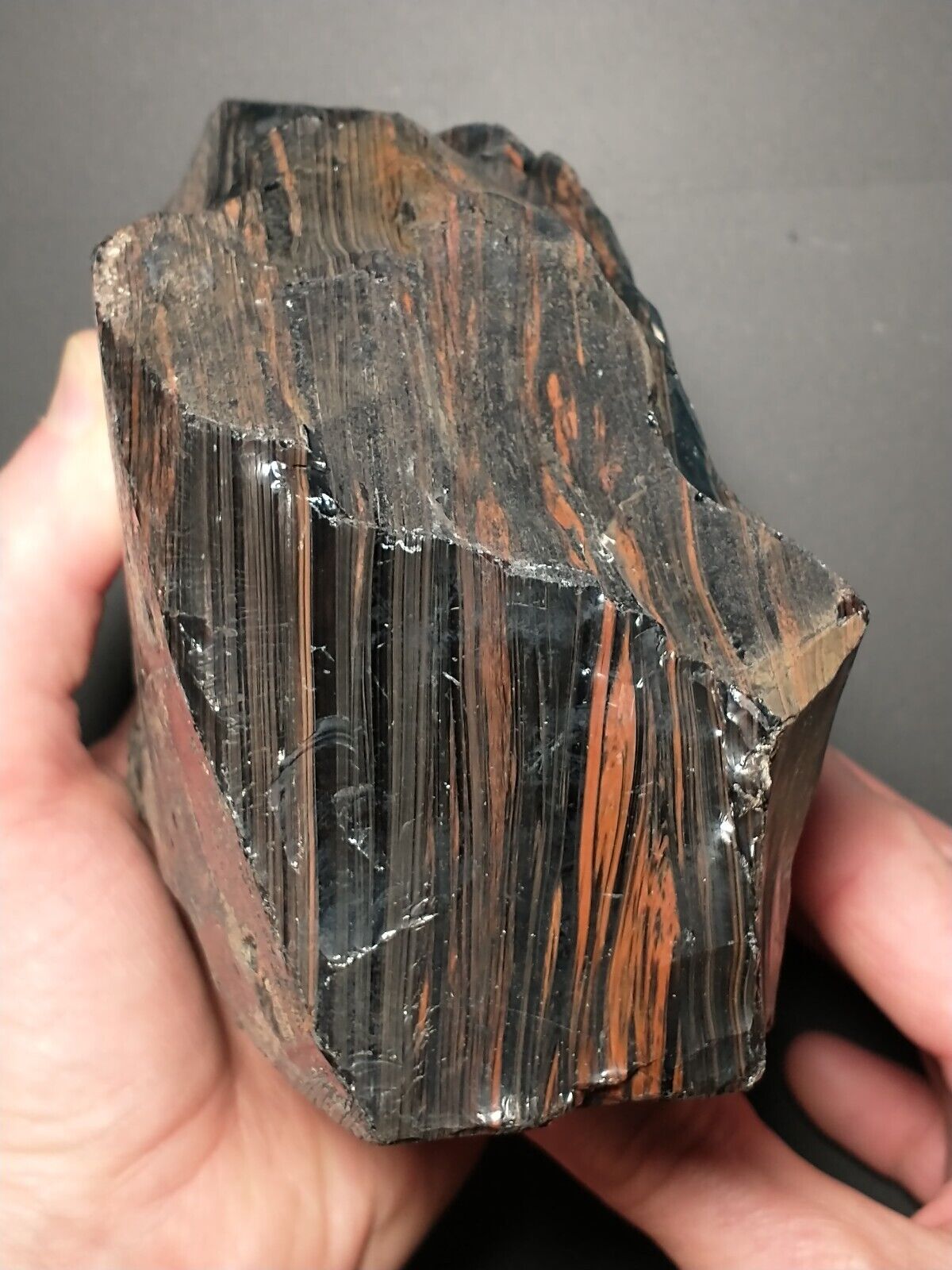 Obsidian Mahogany Rough Crystal, 5.3 lbs