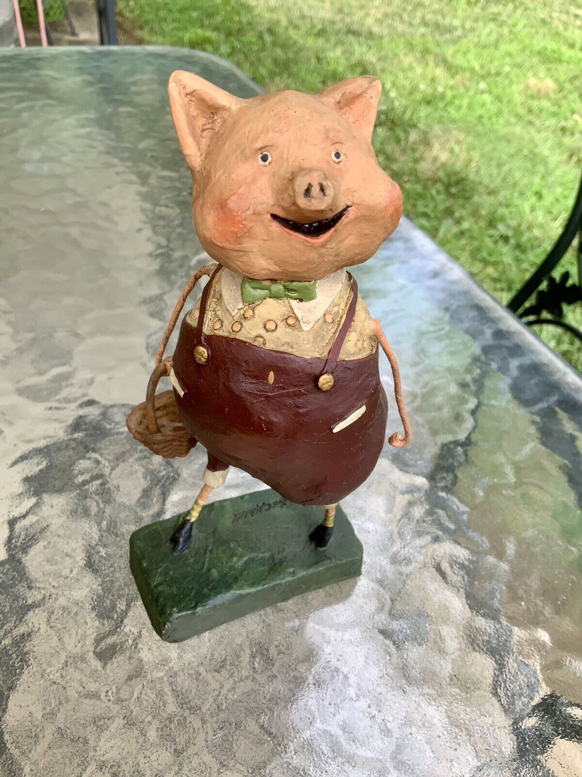 Sweet Lori C Mitchell  Collectible Figurine Little Pig  6\