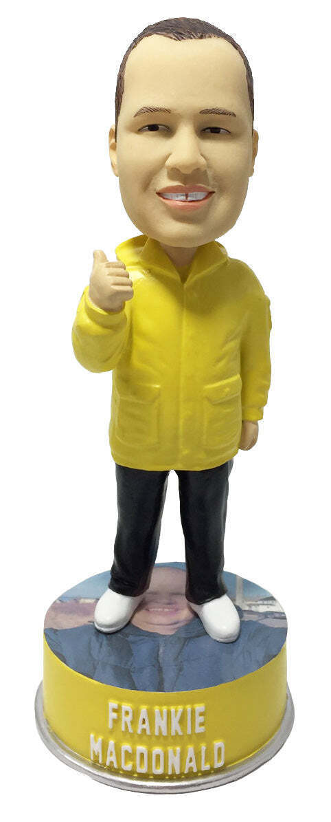 Frankie Macdonald Yellow Jacket Talking Bobblehead