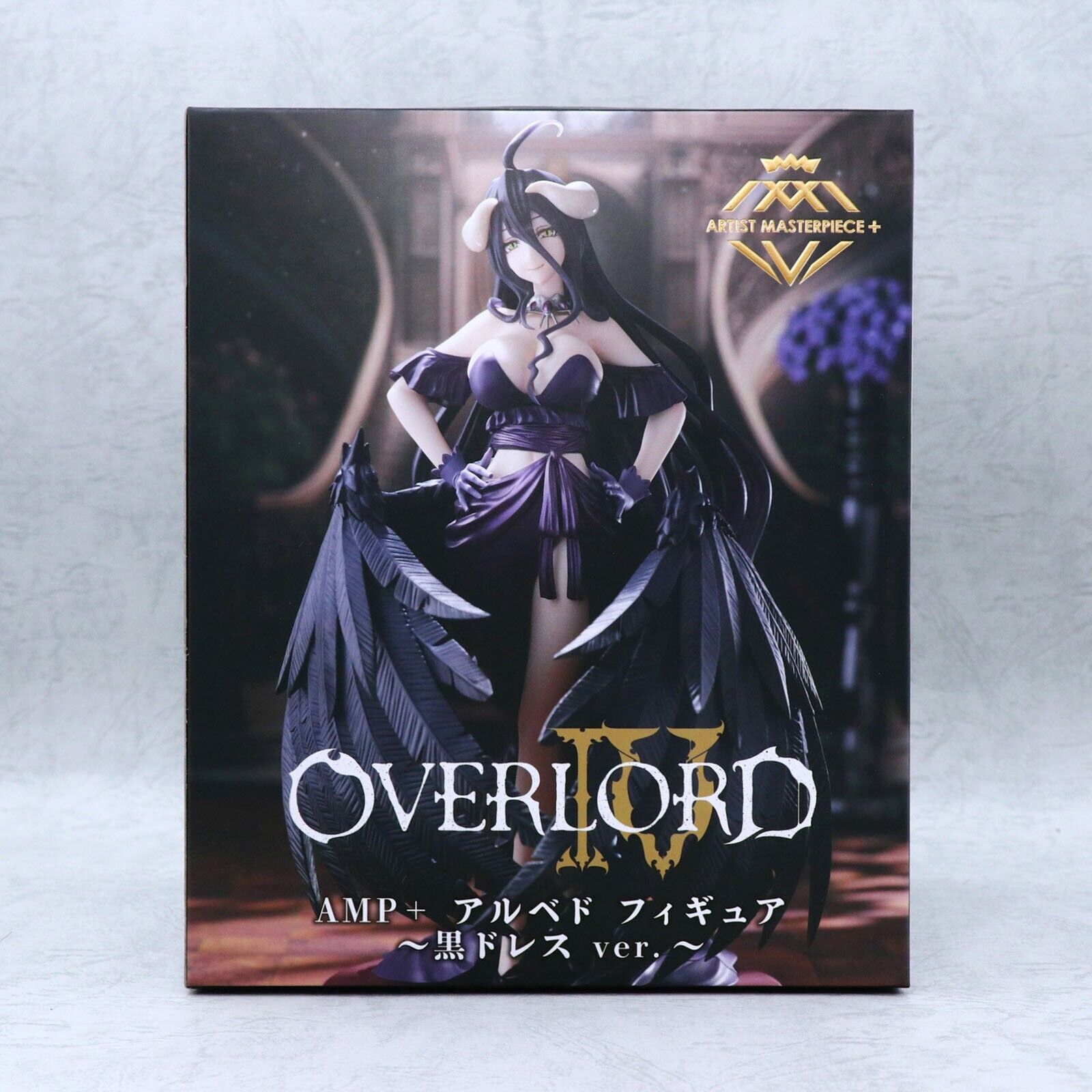 Overlord Albedo Black Dress 7.9in Anime Figure PVC Statue AMP+ Taito Japan NIB