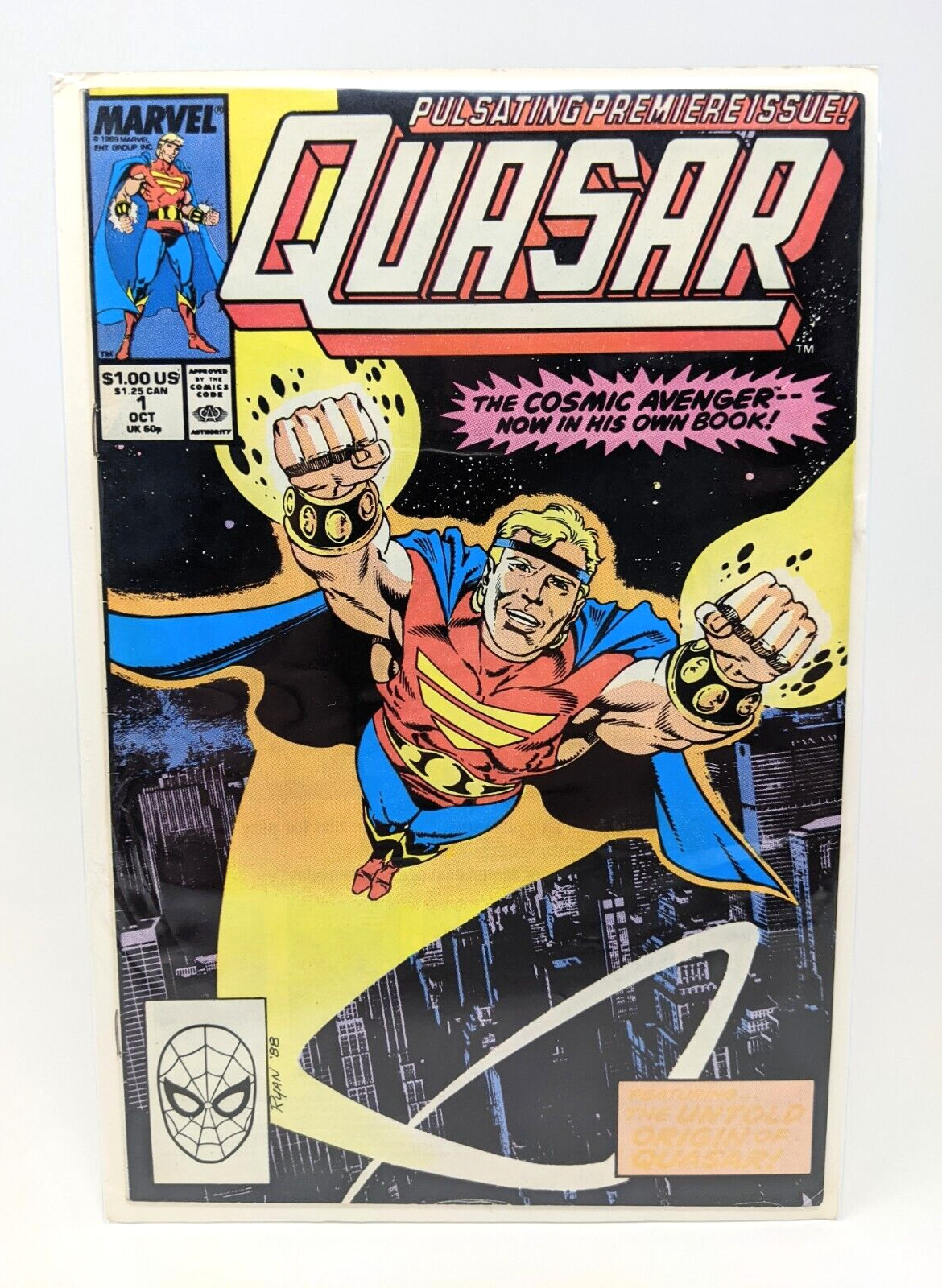 Quasar #1 Marvel Comics Oct. 1989