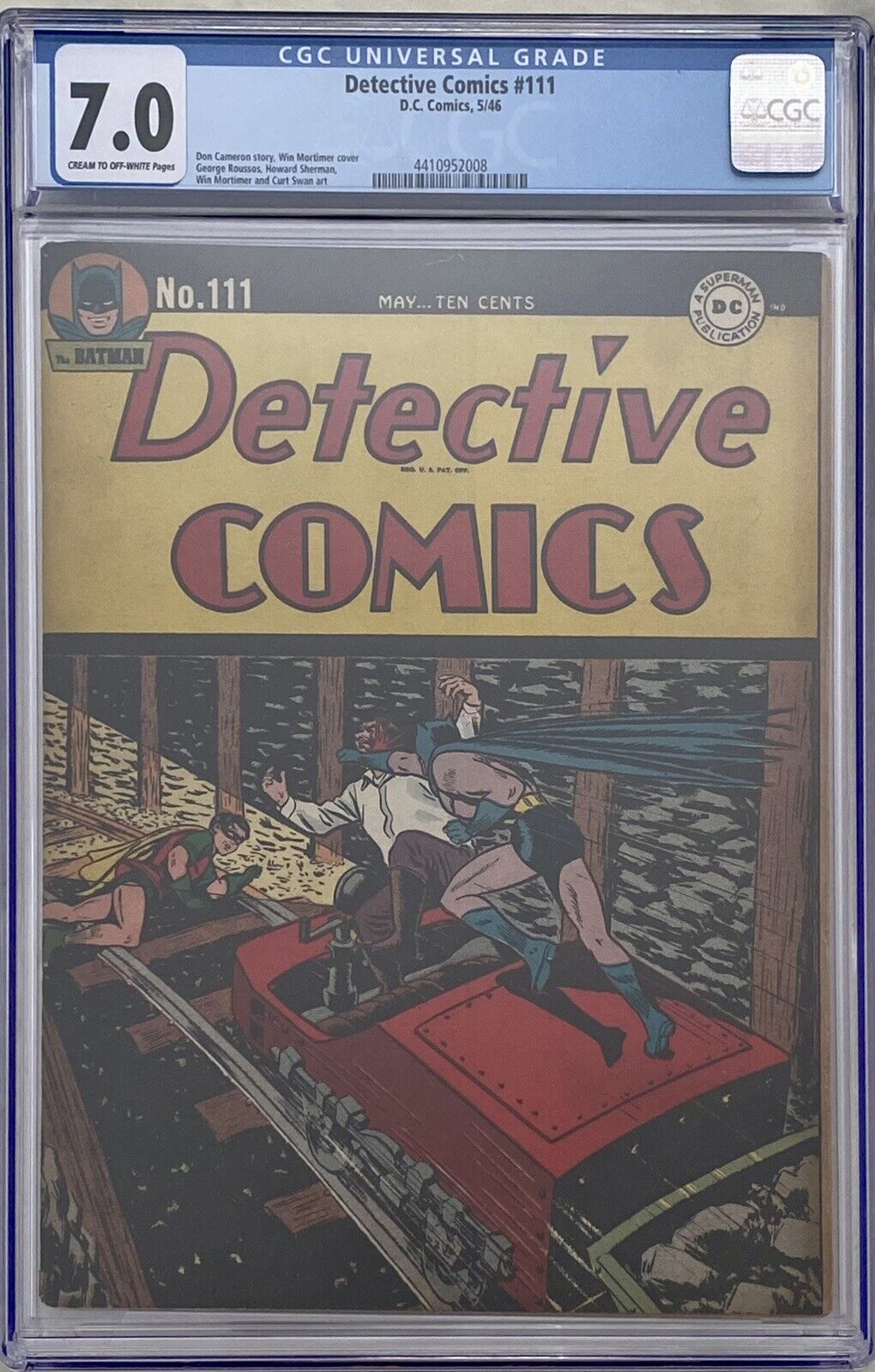 Detective Comics #111 CGC 7.0