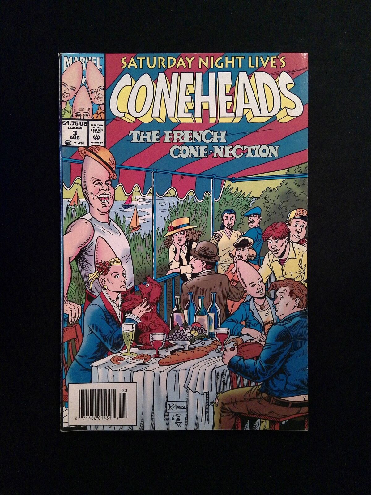 Coneheads #3  Marvel Comics 1994 FN/VF Newsstand