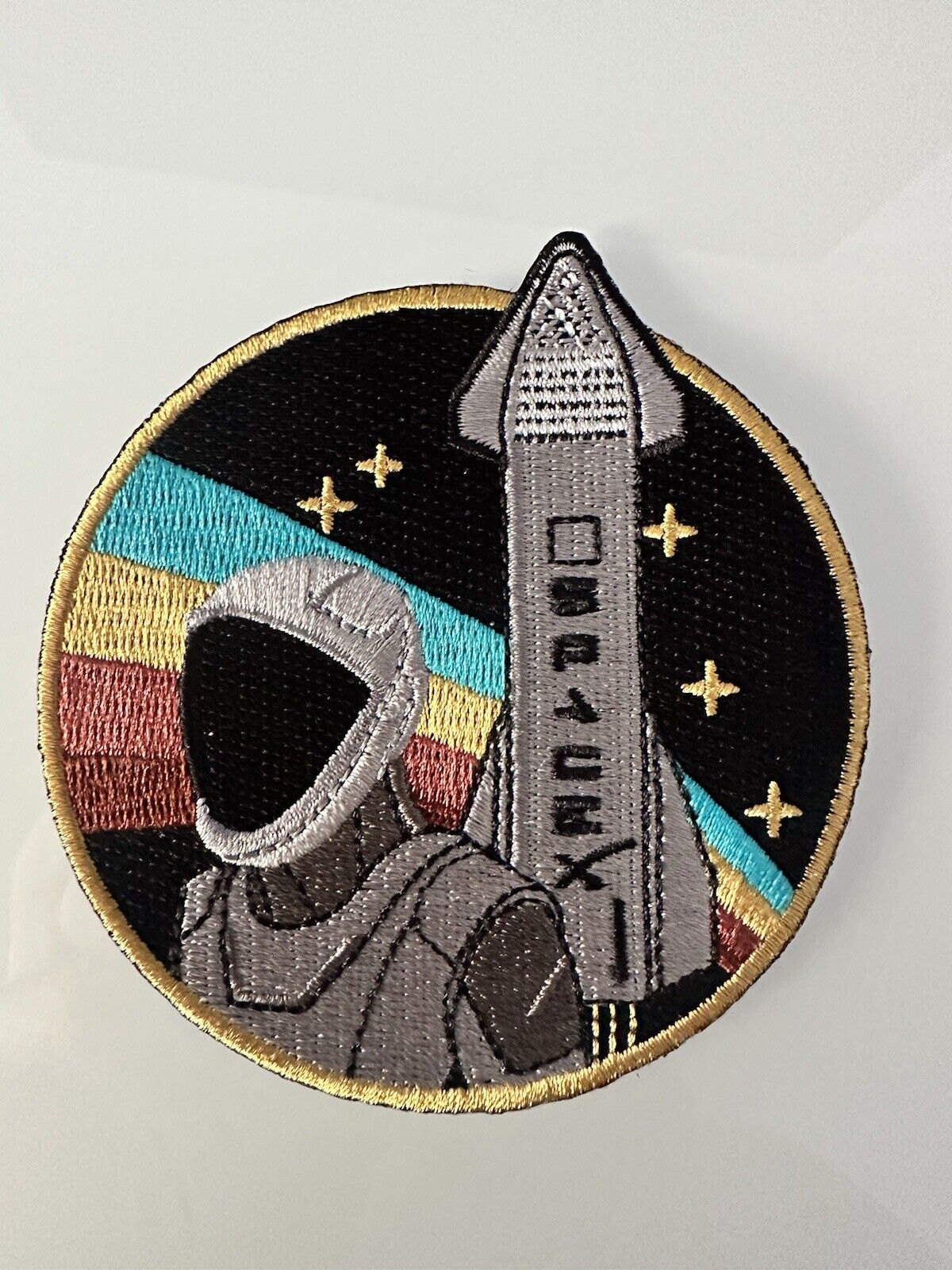 SPACEX ASTRONAUT LOGO PATCH STARSHIP ORBITAL LAUNCH MISSION Patch  3” NASA