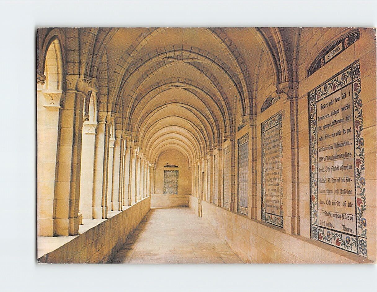 Postcard Grotto Of the Lords Teachings Jerusalem Israel