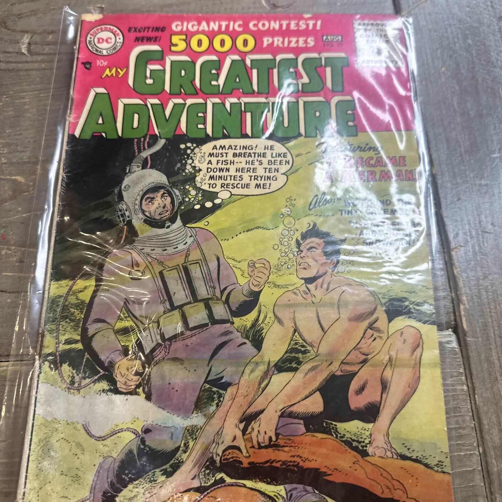 DC Comics My Greatest Adventure No. 10 I Became a Merman 1956