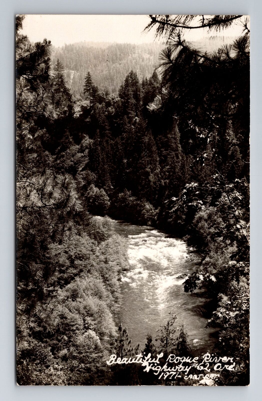 Rogue River OR-Oregon RPPC, Scenic View, Antique, Vintage Postcard