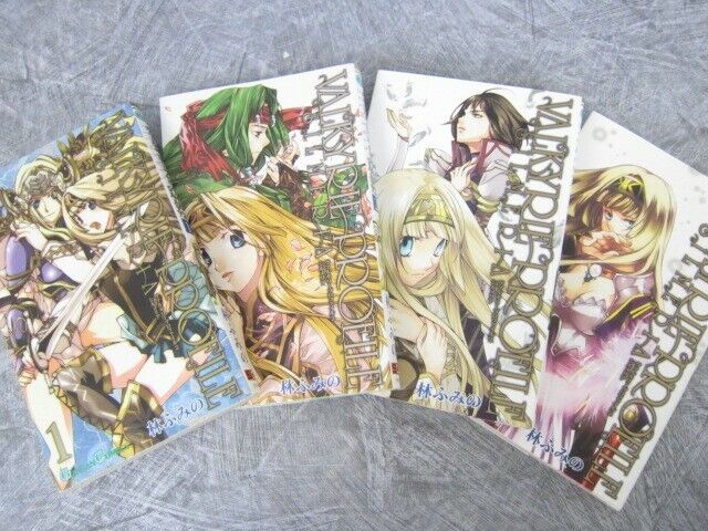 VALKYRIE PROFILE 2 Silmeria Manga Comic Complete Set 1-4 FUMINO HAYASHI Book SE