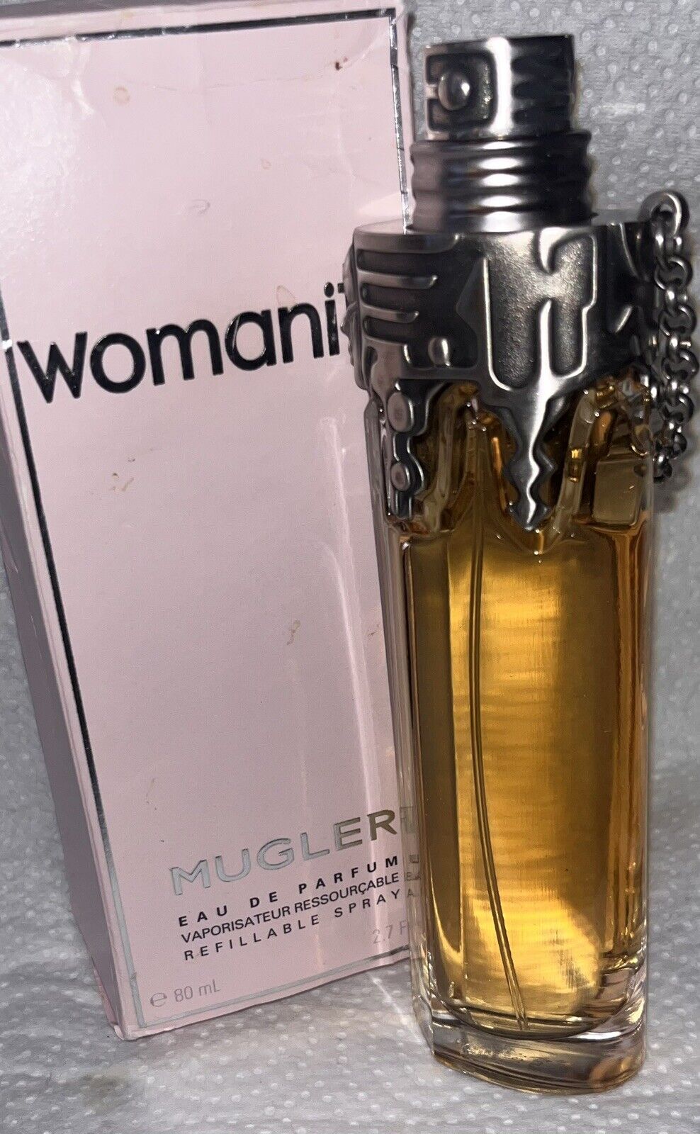 Womanity by Mugler 2.7oz Women EDP Spray Refillable New