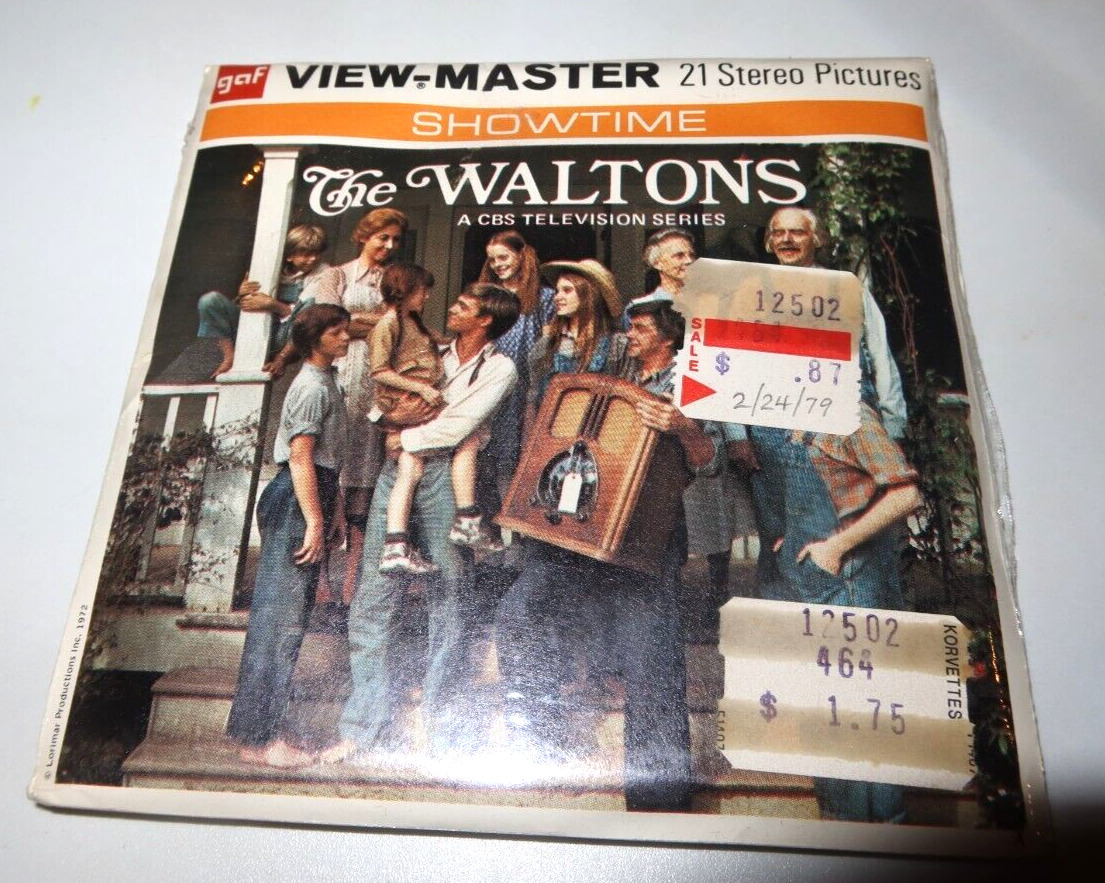 SEALED 1972 View-Master complete THE WALTONS CBS TV SERIES