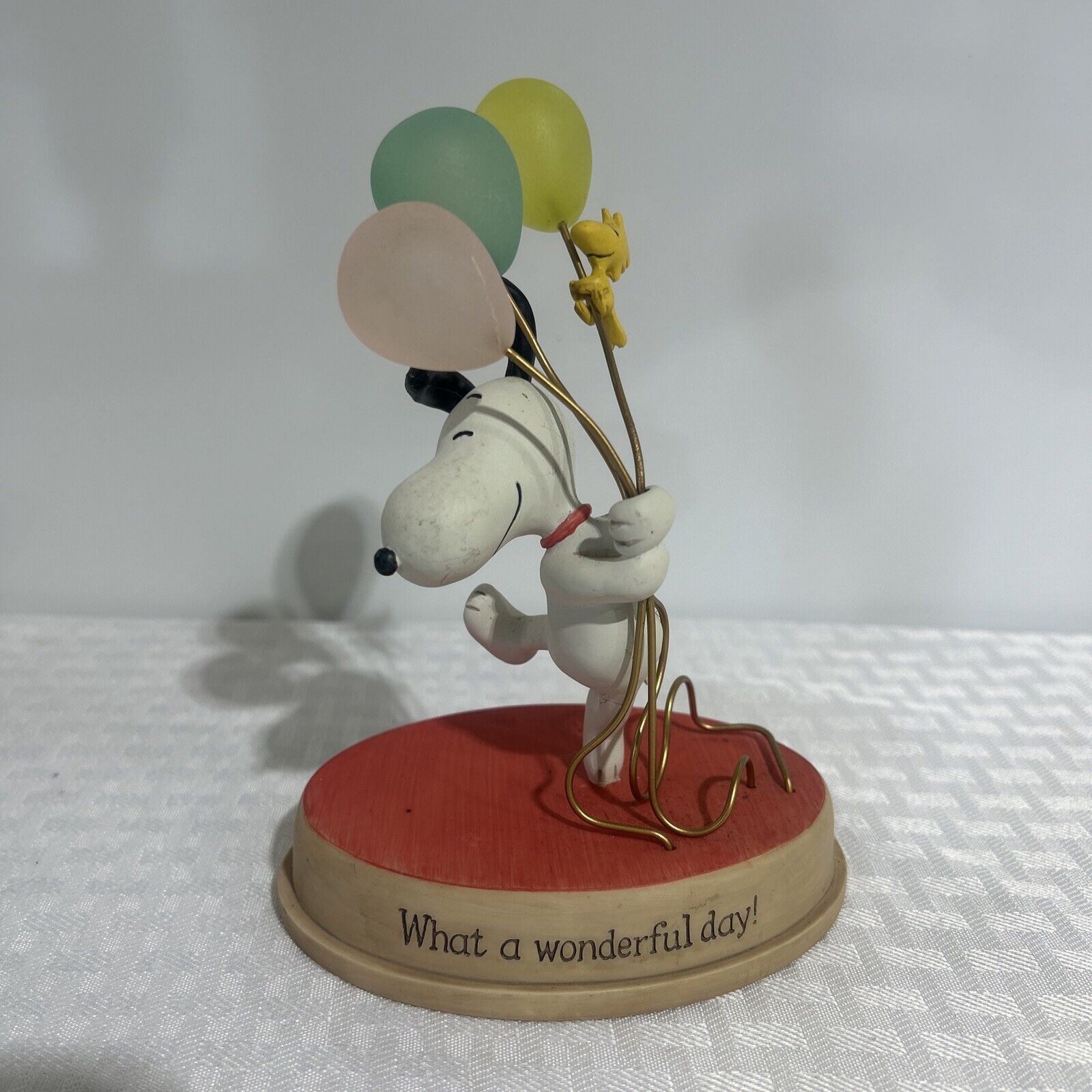 Hallmark Peanuts Gallery 2010 Snoopy And Woodstock What A Wonderful Day Figurine