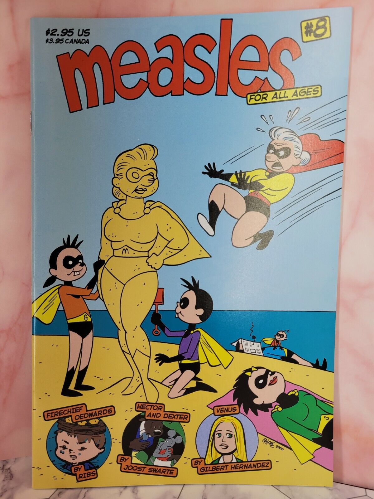 Measles #8- 2001, Gilbert Hernandez, Jaime Hernandez, Fantagraphics, VF