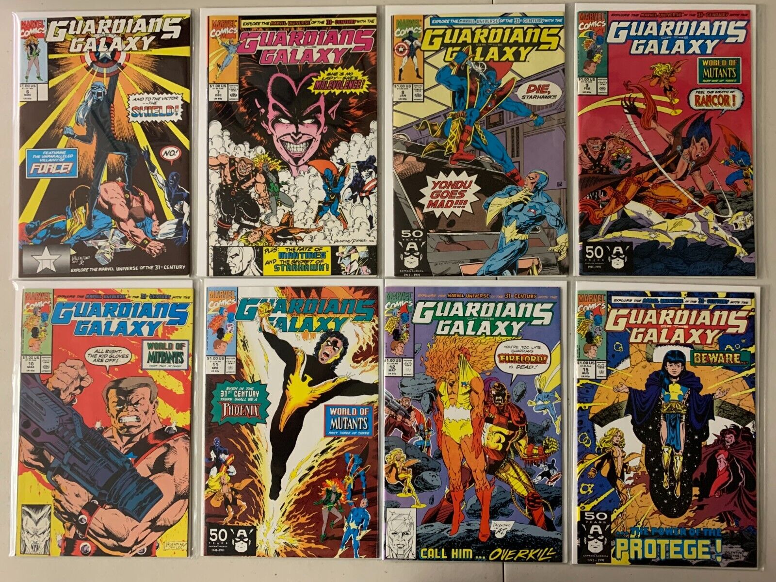 Guardians of the Galaxy lot #6-58 + 2 annuals + bonus 40 diff avg 7.0 (1990-95)