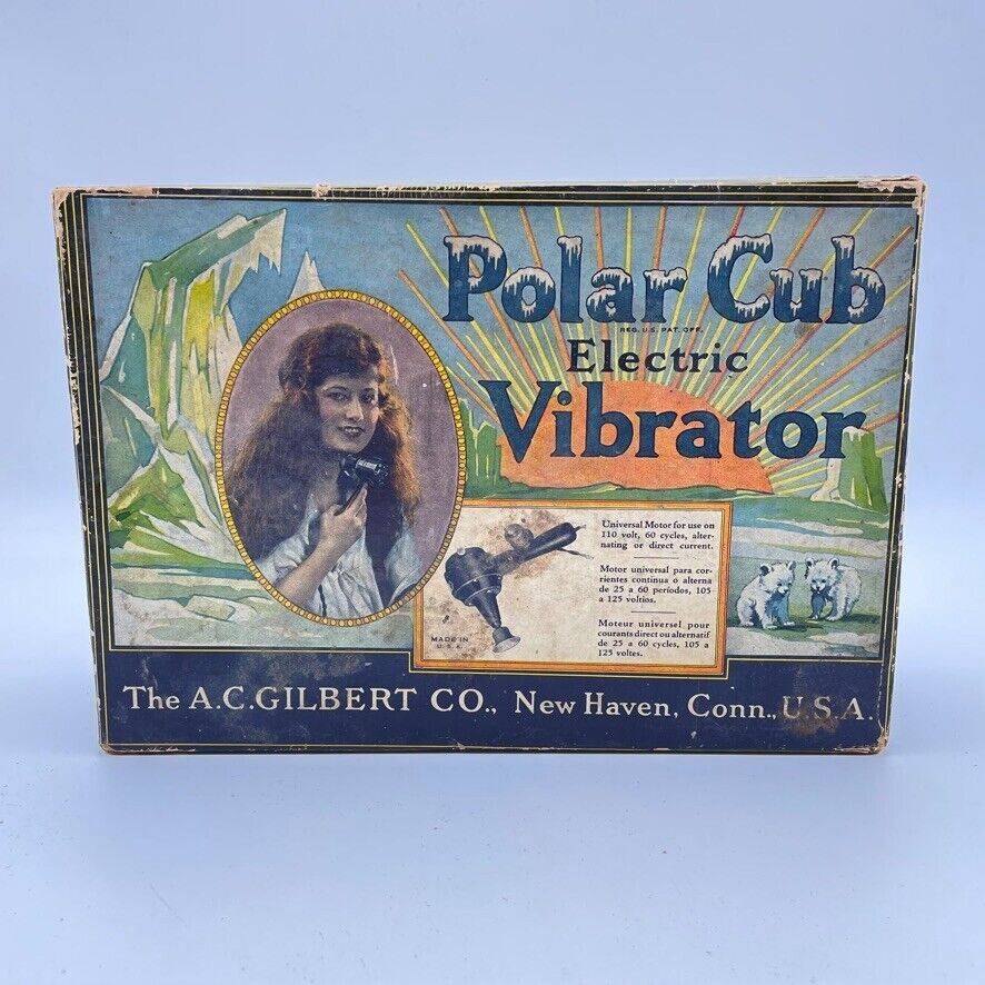 Vintage - Polar Cub Electric Vibrator - Early 1900's - BOX ONLY