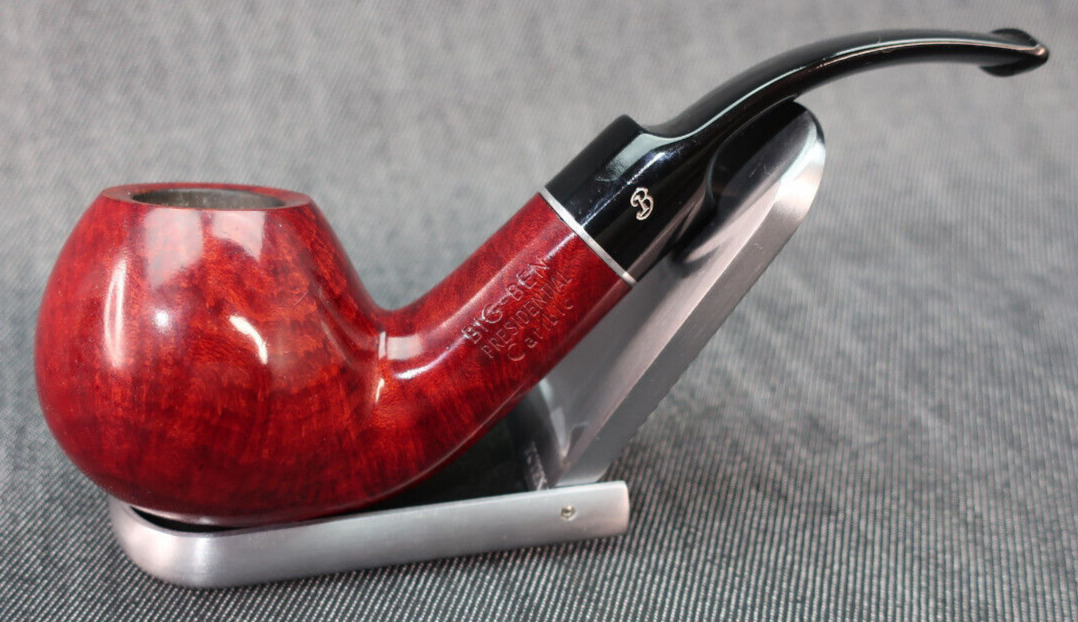 BIG BEN Presidential Filtered Tobacco Pipe ~ 6MM Ruby Red Holland's Finest Maker