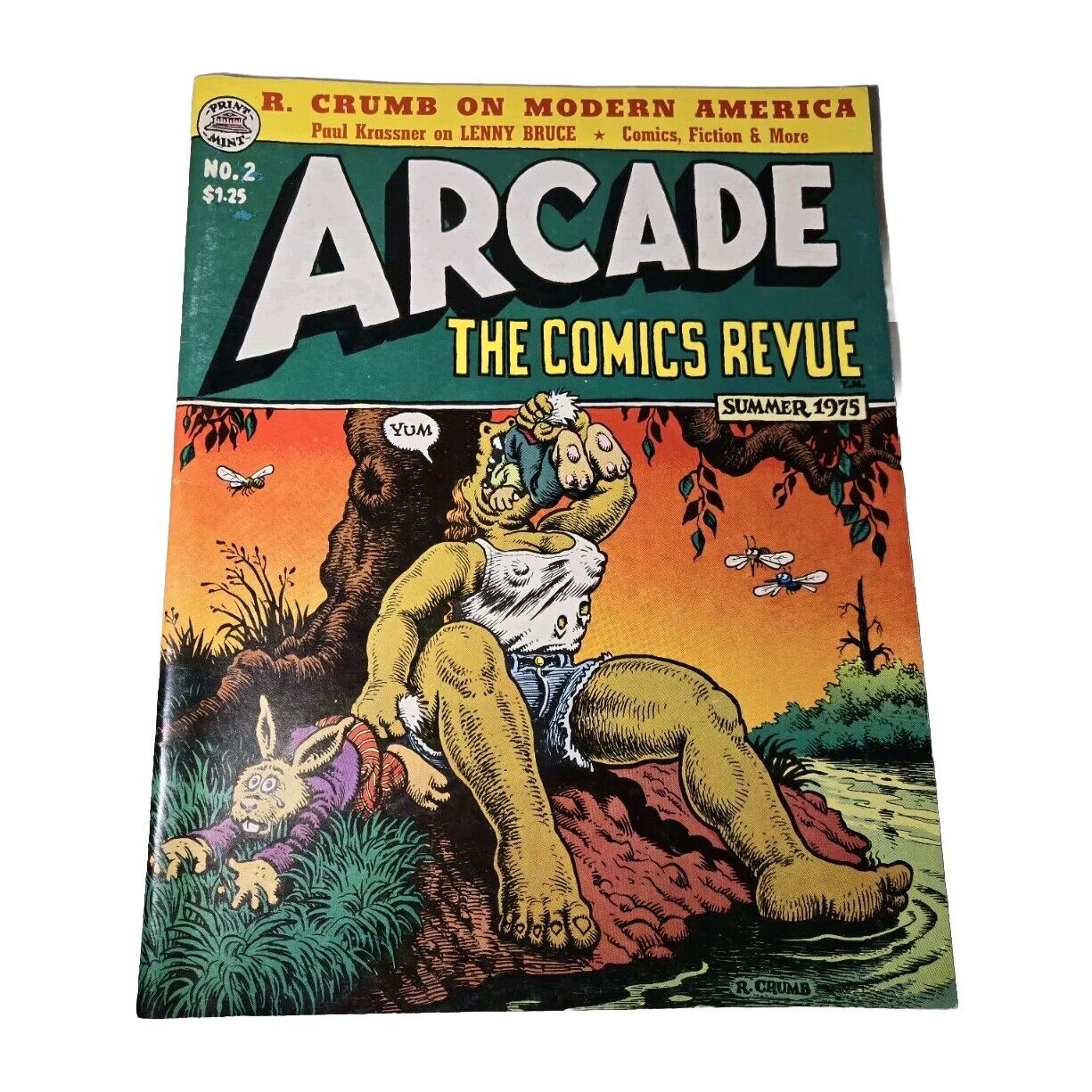 Arcade The Comics Revue - Summer 1975 Vol 1, No 2 - Vintage Robert Crumb Book